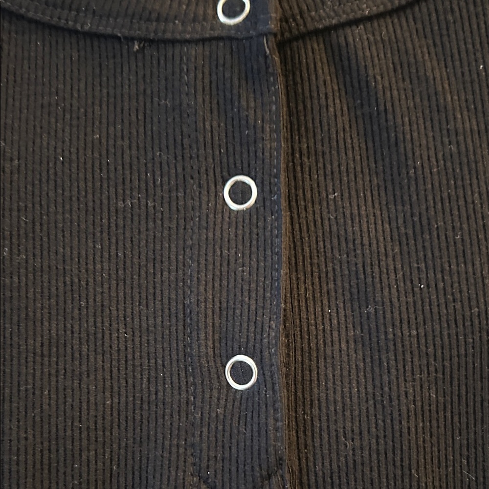 Torrid Black Ribbed A-Line Dress - Picture 5 of 5